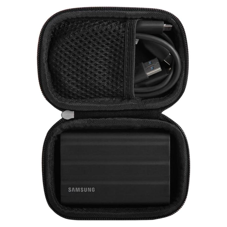 Funda de viaje dura Hermitshell para SSD Samsung T7/T9 2TB/1TB/4TB