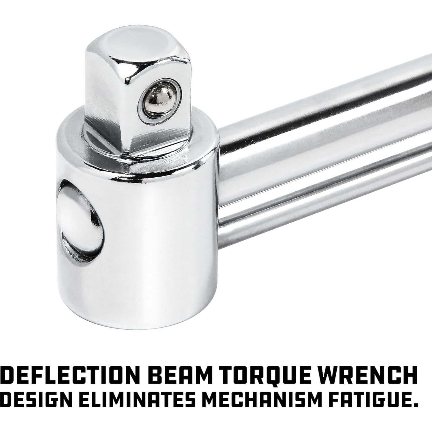 Llave de Torque de Aguja Powerbuilt 1/2" 0-140 Pies-Libras