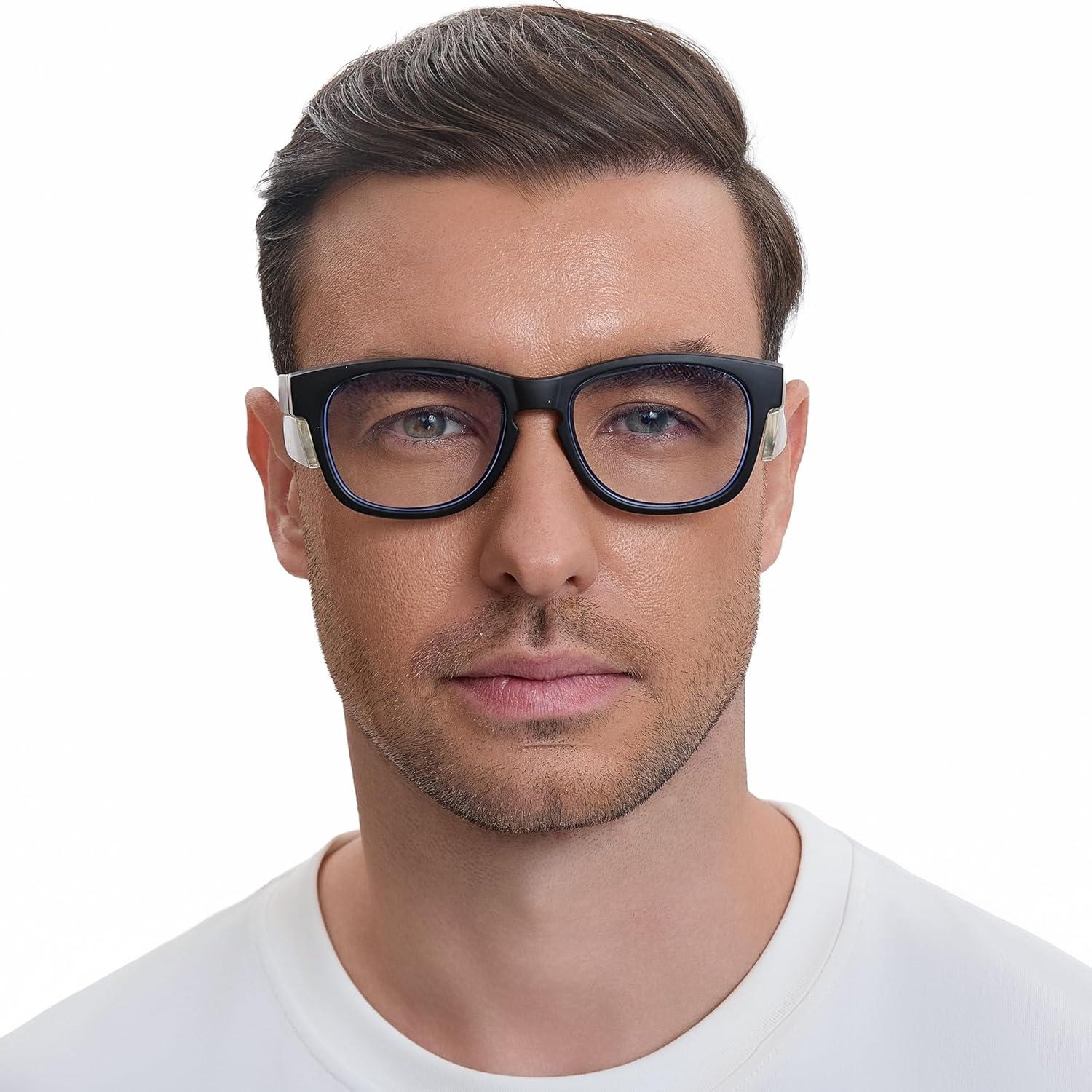 Gafas de Seguridad MORK&SUKY con Protectores Laterales ANSI Z87.1