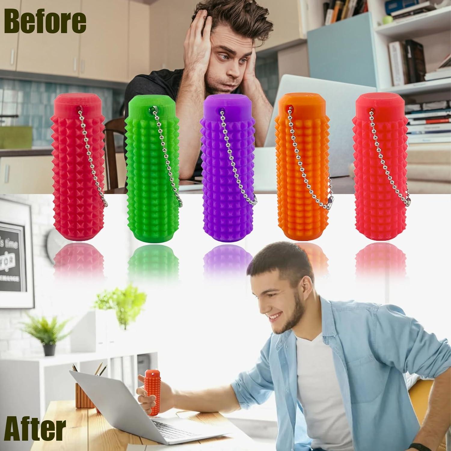 Llavero Antiestrés Little Ouchies Deiviko 3D Color Cambiante