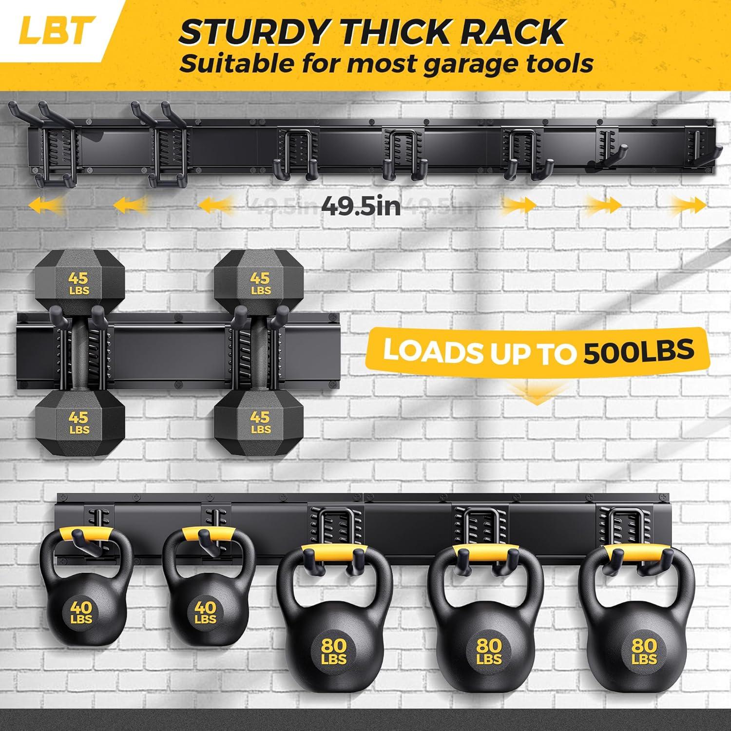 Organizador de Herramientas de Garaje LBT 125.7 cm Montado en Pared