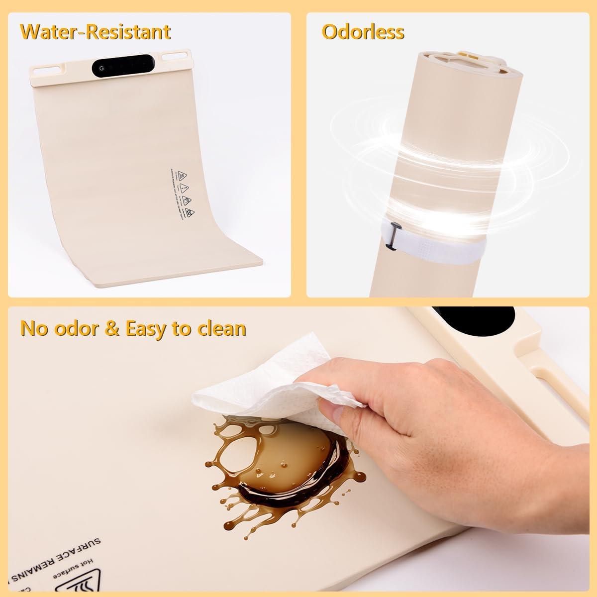 Alfombrilla eléctrica de silicona para calentar alimentos 1.43kg