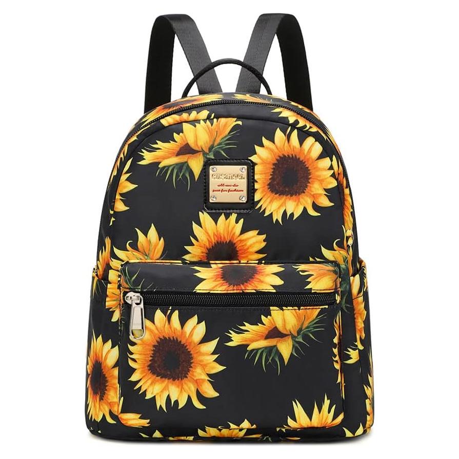 Mochila Pequeña Cusangel Girasol para Mujeres 10L