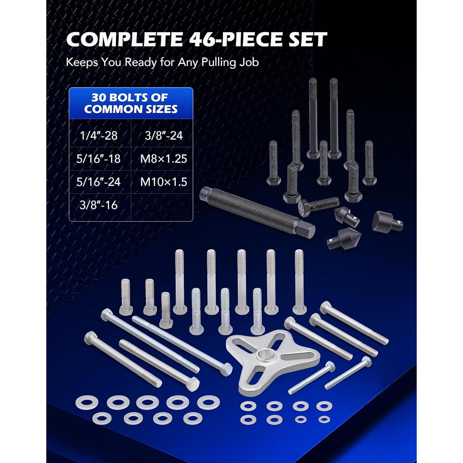 Kit Extractor Amortiguador Armónico Orion Motor Tech 49 Pzas