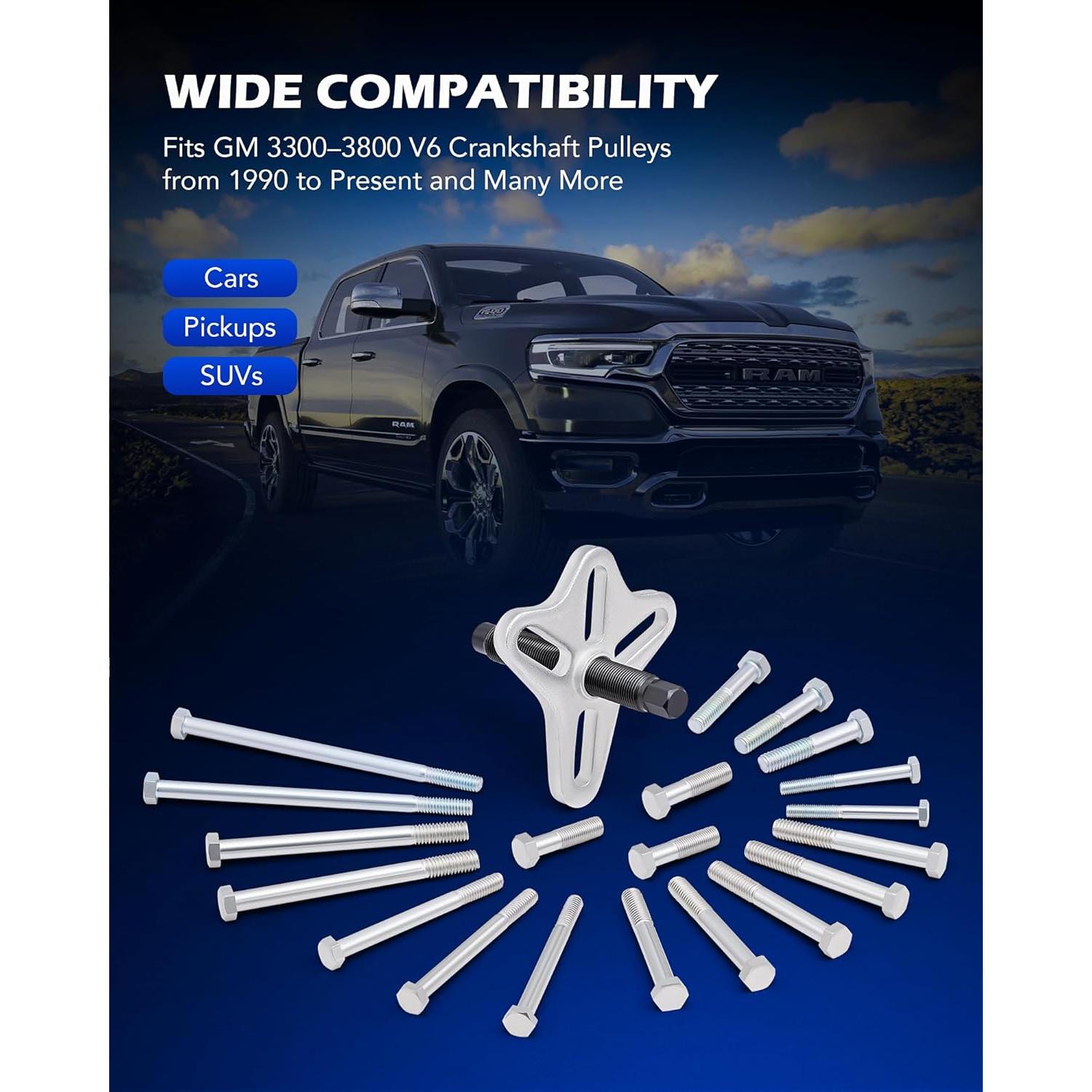 Kit Extractor Amortiguador Armónico Orion Motor Tech 49 Pzas