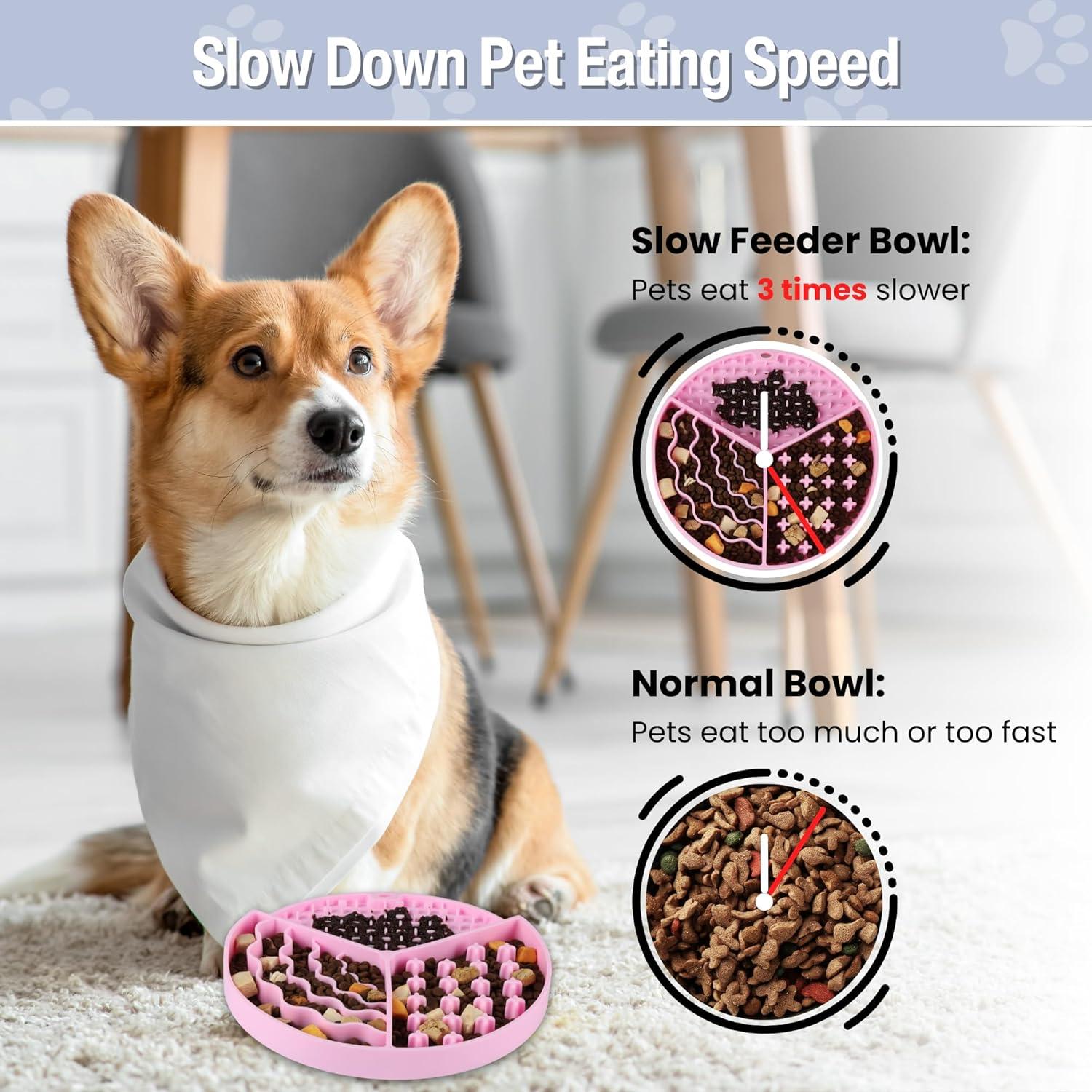 Alfombrilla Lamer para Perros y Gatos Nothomme Rosa 19cm