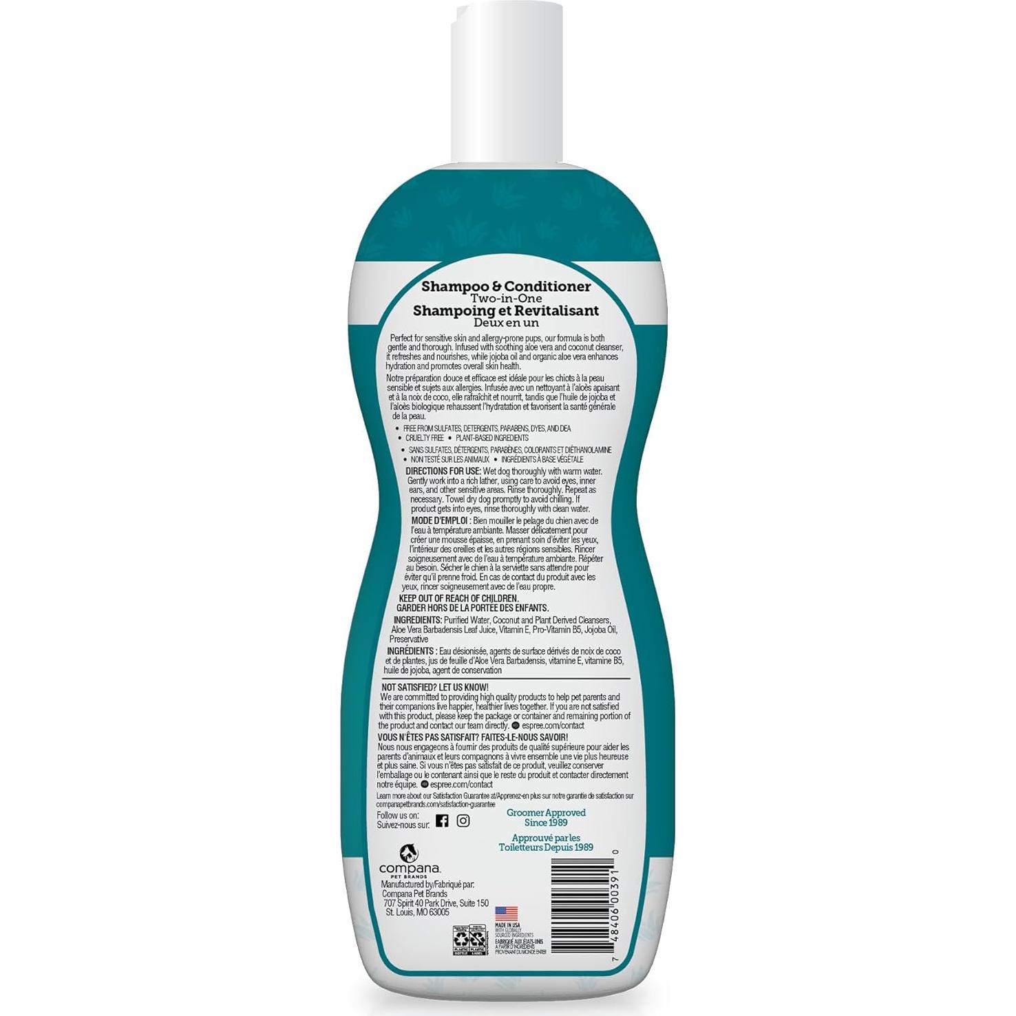 Champú y Acondicionador Hipoalergénico Espree 567g Aloe Vera