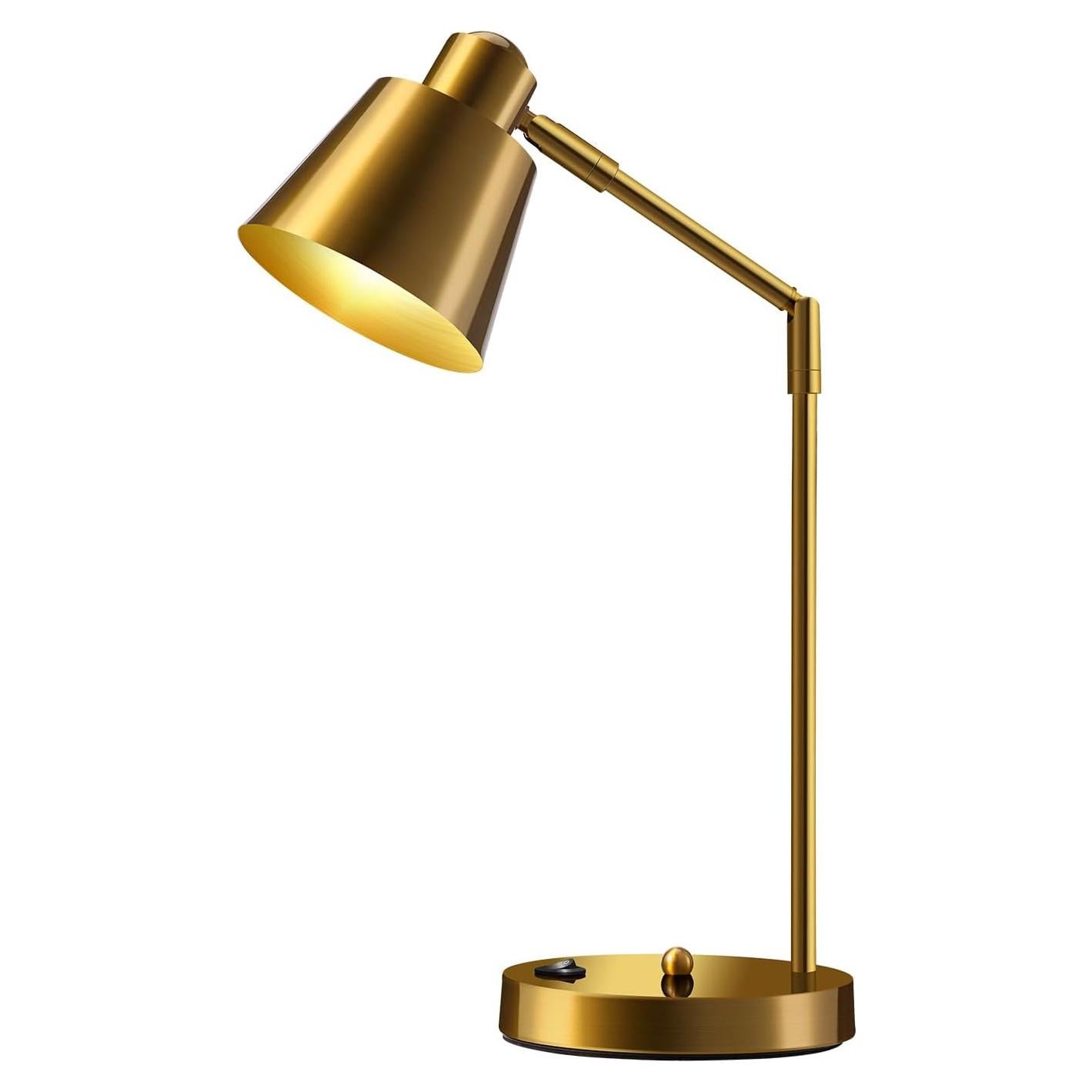 Lámpara de Escritorio LED Anxingtools con Carga USB Doble