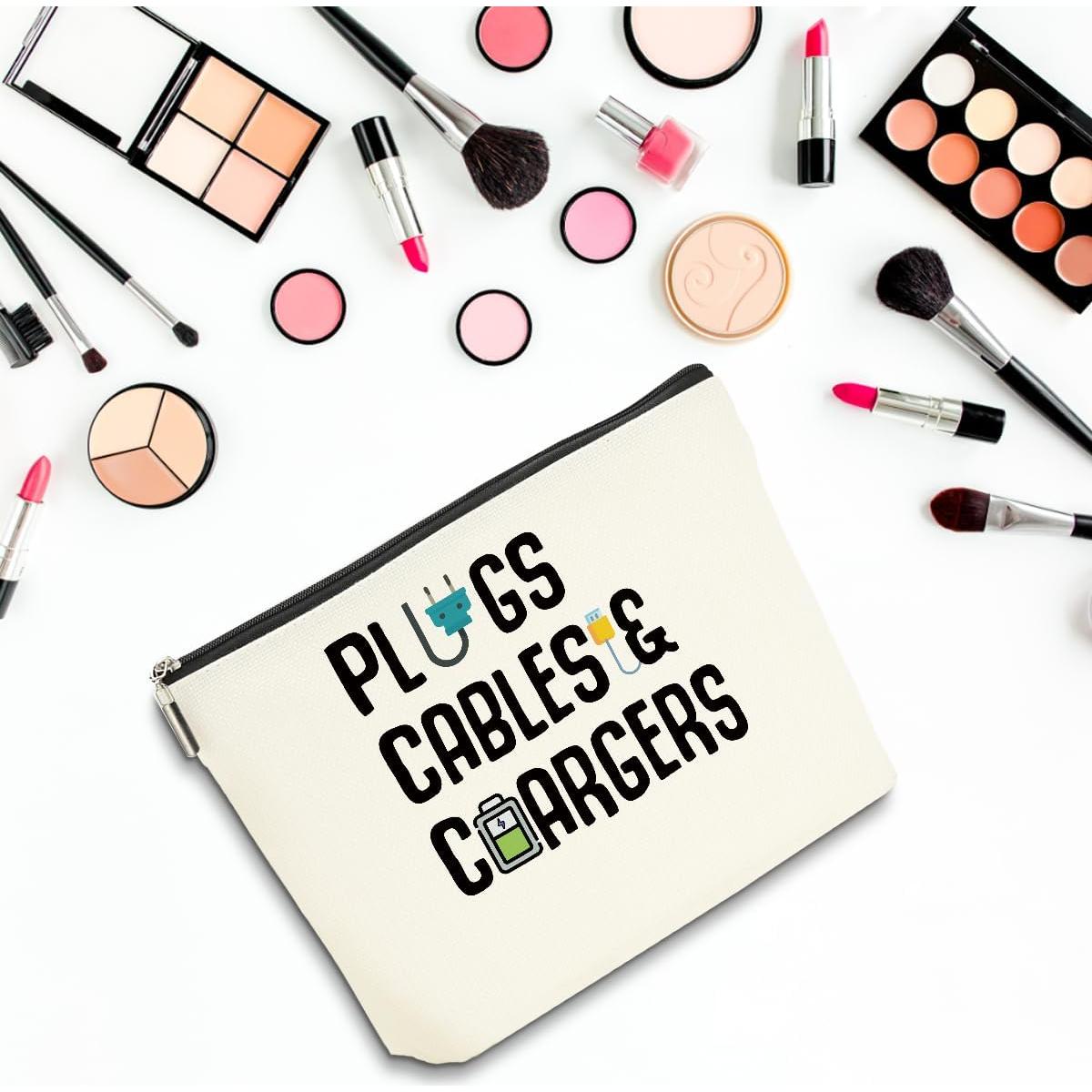 Bolsa Organizadora de Cables y Maquillaje HZMLYDJ 24.4x18.8cm