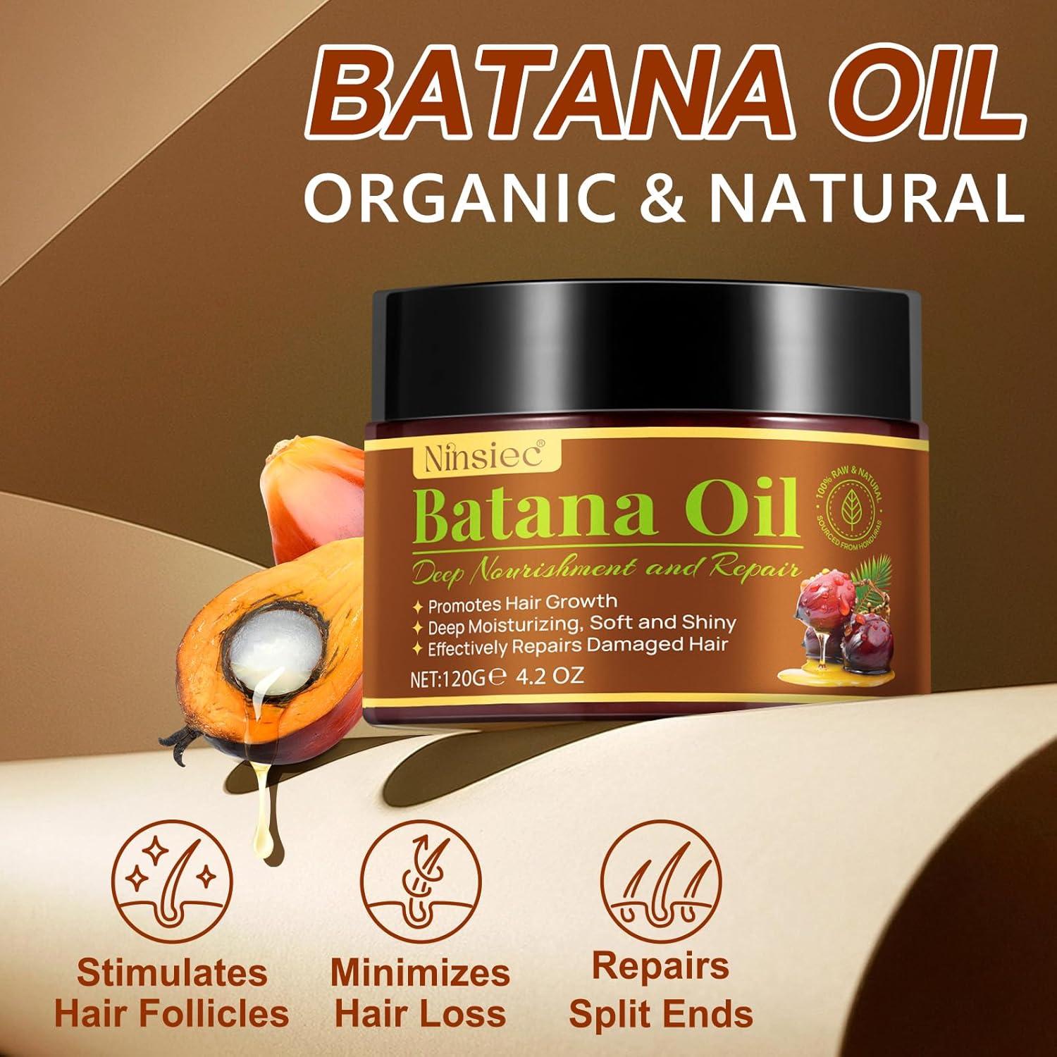 Aceite de Batana Crudo Ninsiec 159g - Crecimiento Cabello Puro