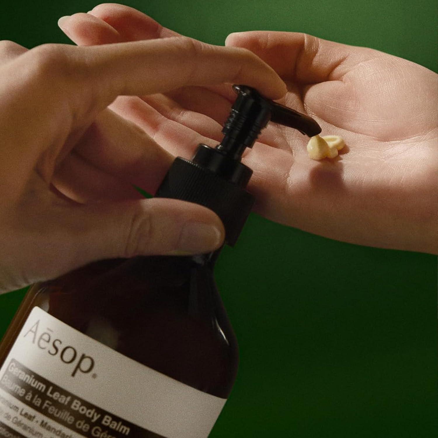 Set de Limpiador y Balsamo Corporal Aesop Geranio 478ml + 466ml