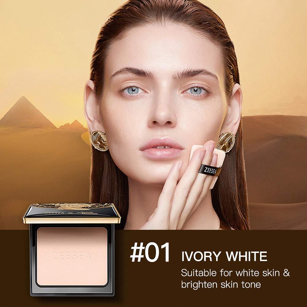 Polvo Compacto ZEESEA Egipto #01 Blanco Marfil 87g