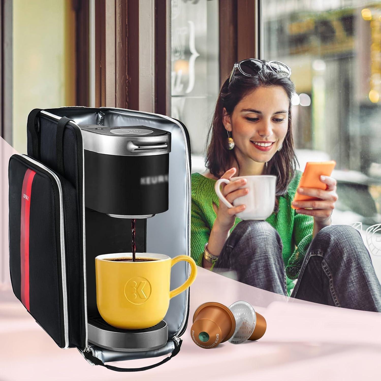 Bolsa de viaje para cafetera Keurig K-Mini Plus - Aislante y resistente