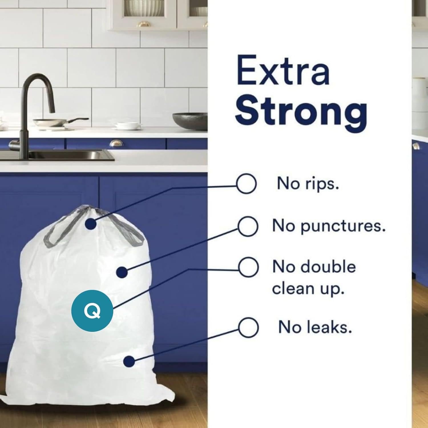 Bolsas de Basura Plasticplace 200 Contenido 64.1x83.2 cm Aroma Lavanda