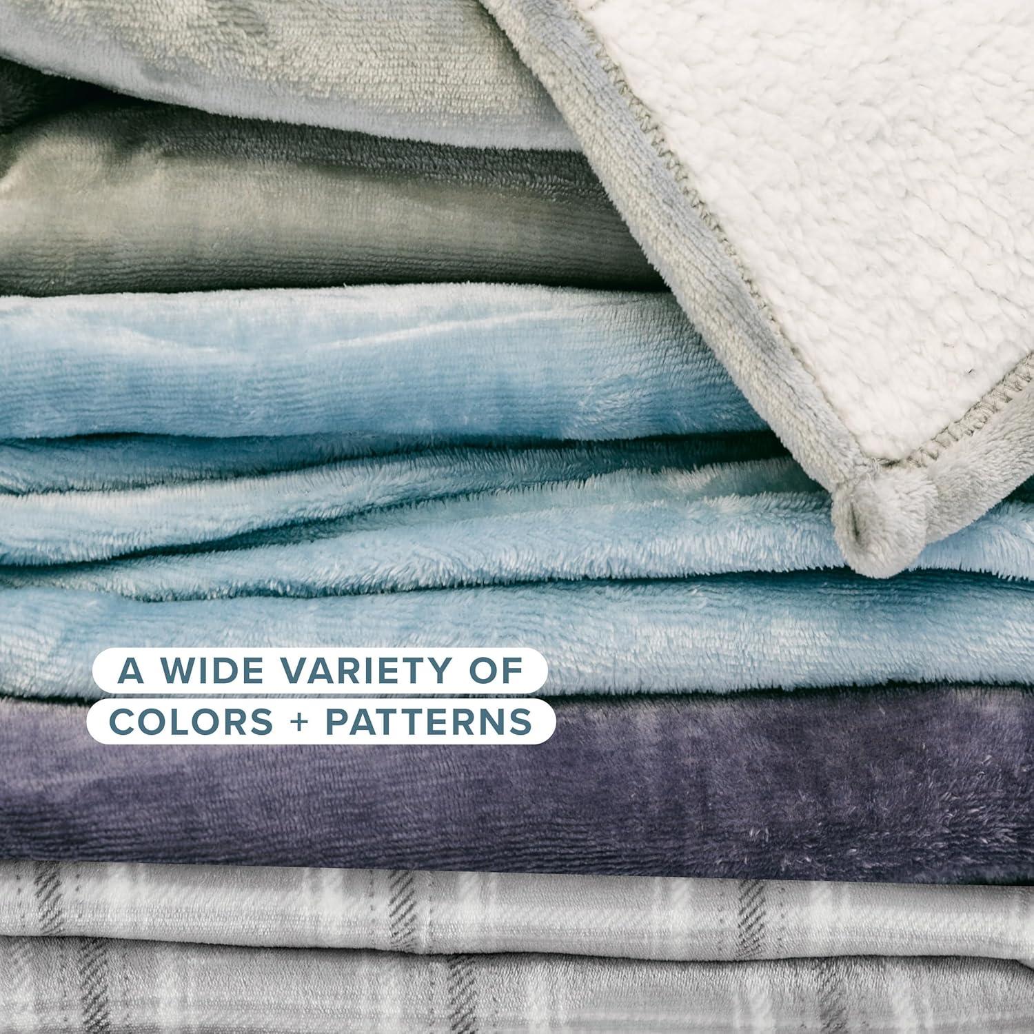 Manta Sherpa Bare Home 50x60 cm Negra - Suave y Ligera