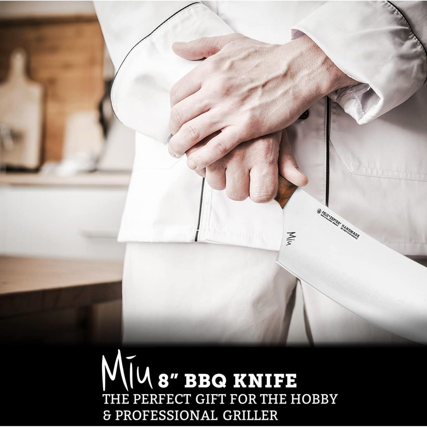 Cuchillo BBQ Felix Zepter MIU 22.5 cm Acero Solingen