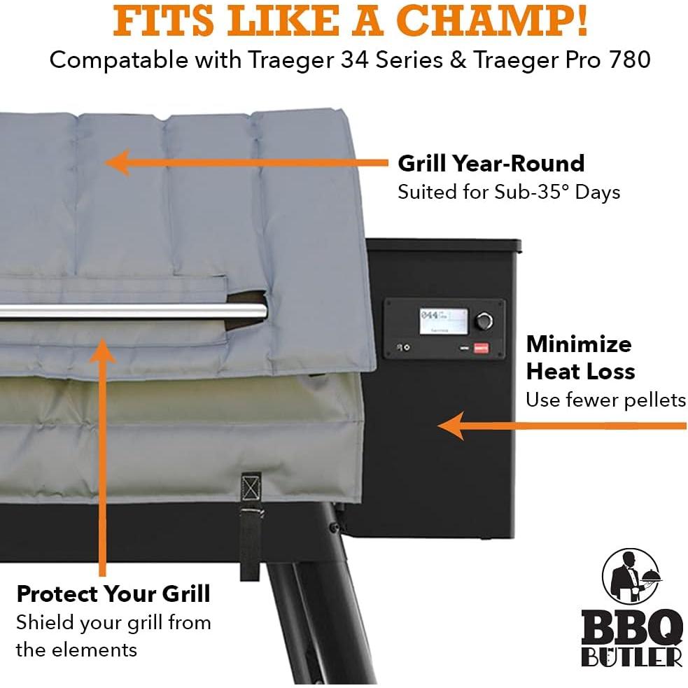 Manta de Aislamiento BBQ Butler para Traeger Pro 780 y 34