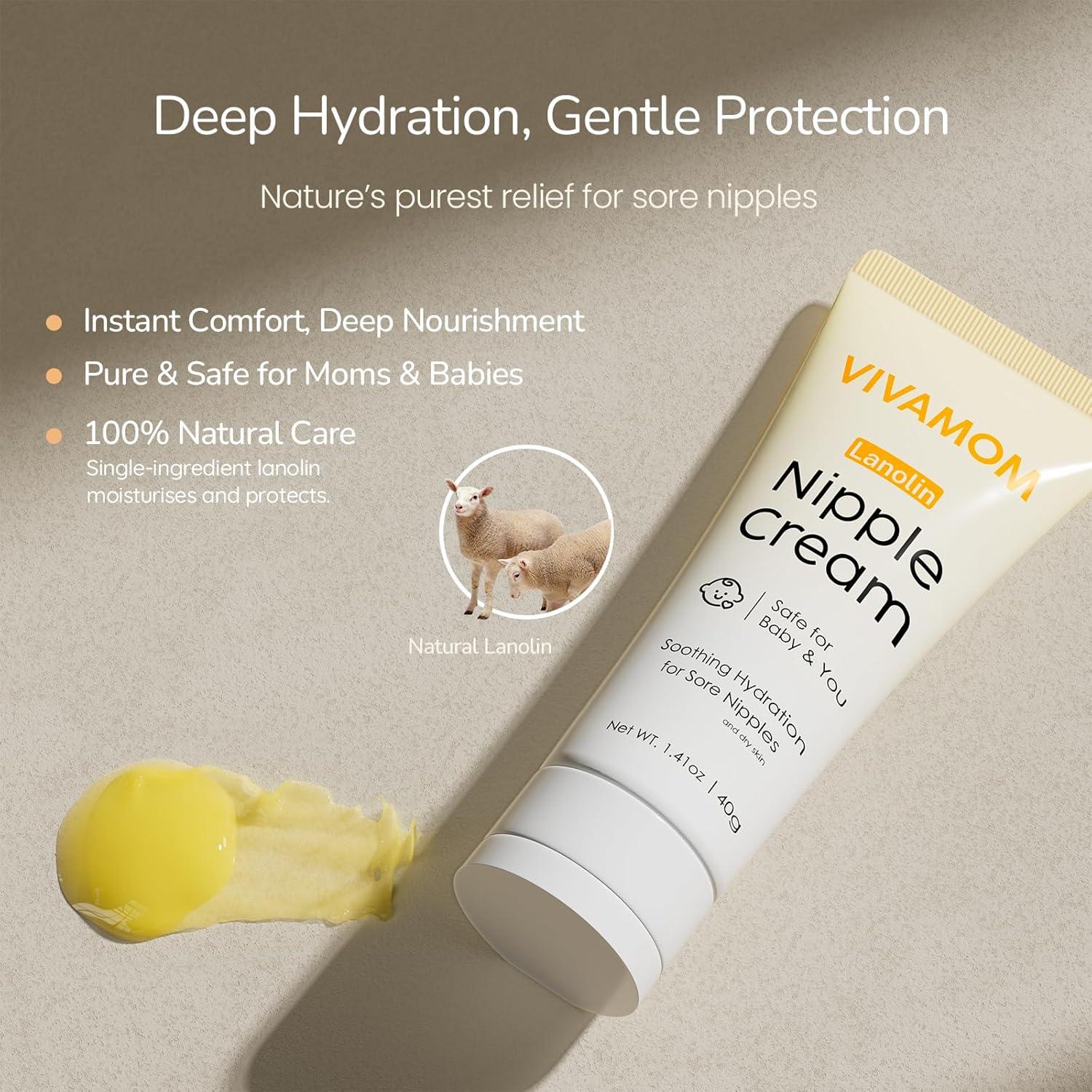 Kit de Tamaño de Brida Vivamom 10PCS + Crema de Pezón