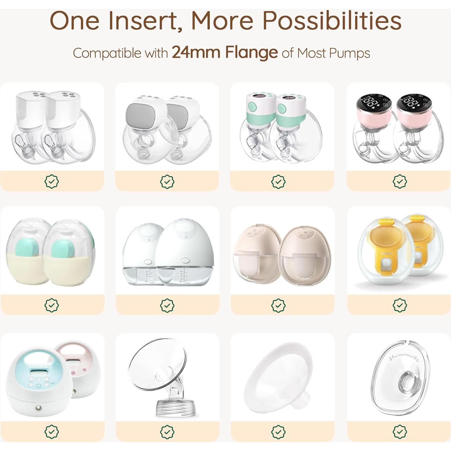 Kit de Tamaño de Brida Vivamom 10PCS + Crema de Pezón