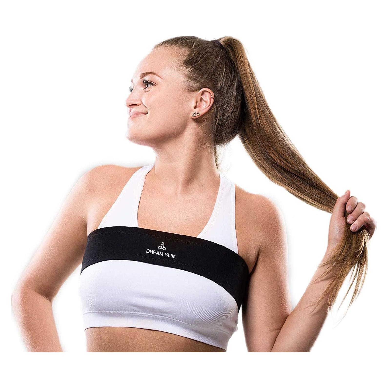 Banda de Soporte para el Pecho Dream Slim Ajustable - Negro