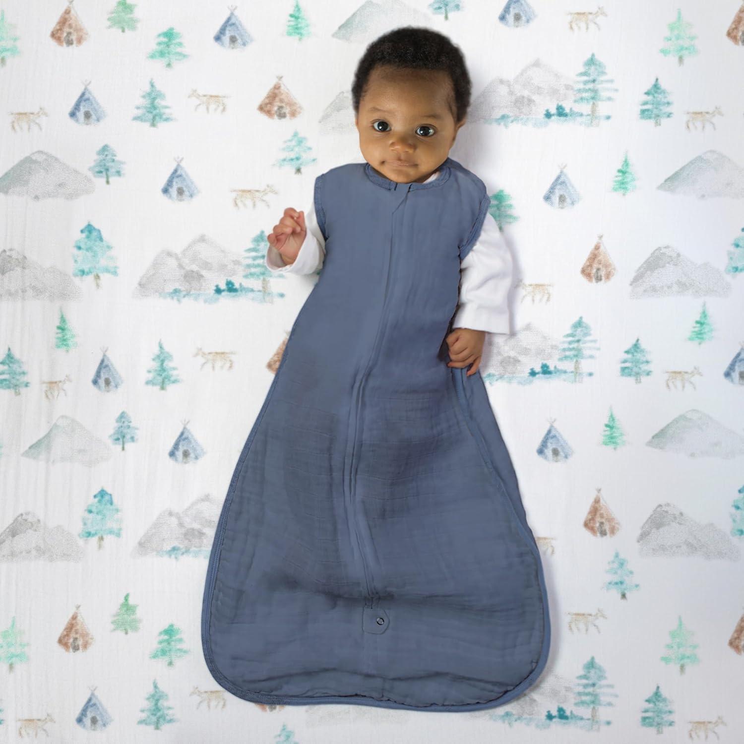 Saco de Dormir Muselina SwaddleDesigns Pequeño 0-6 Meses