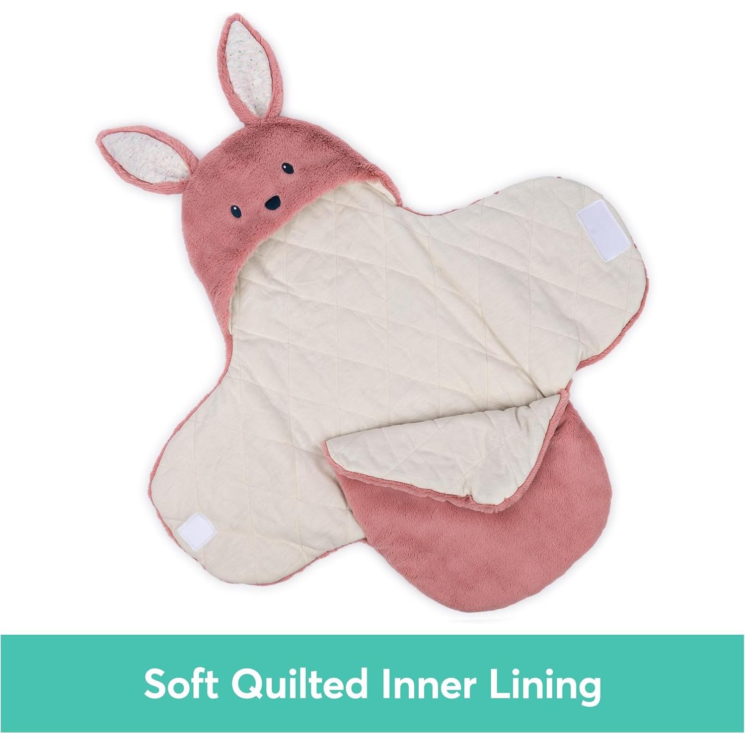 Manta Envolvente de Conejo GUND 66 cm Rosa/Crema