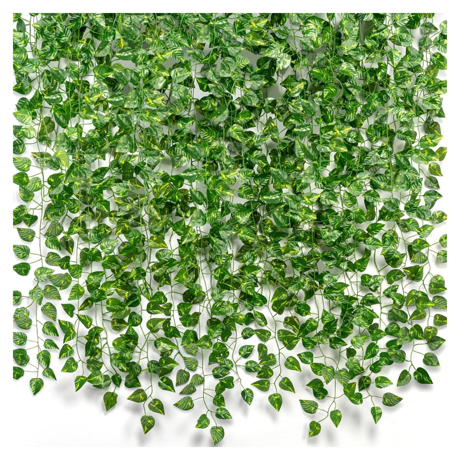 Guirnalda de Hiedra Artificial CQURE 72 Vides 504 pies UV