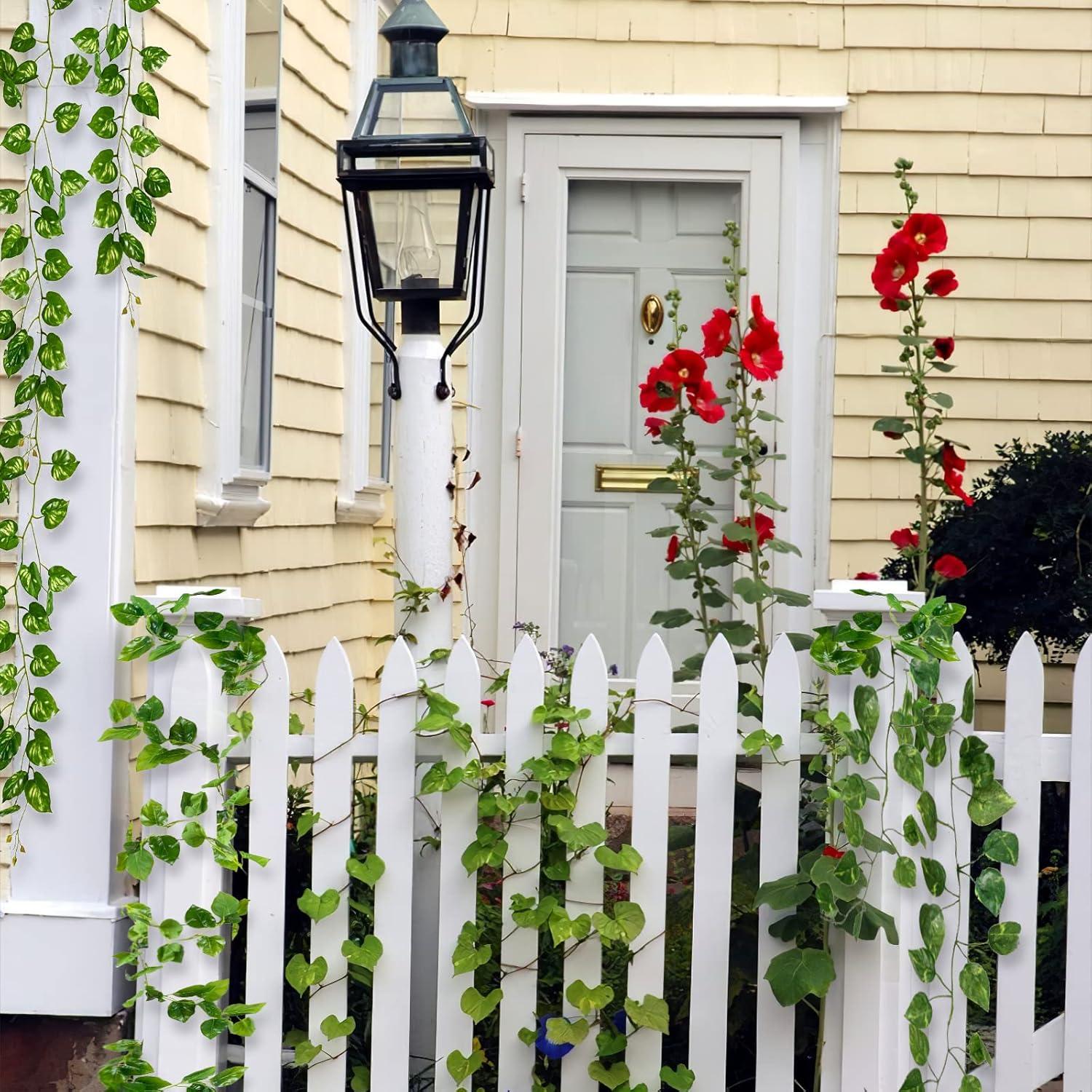 Guirnalda de Hiedra Artificial CQURE 72 Vides 504 pies UV