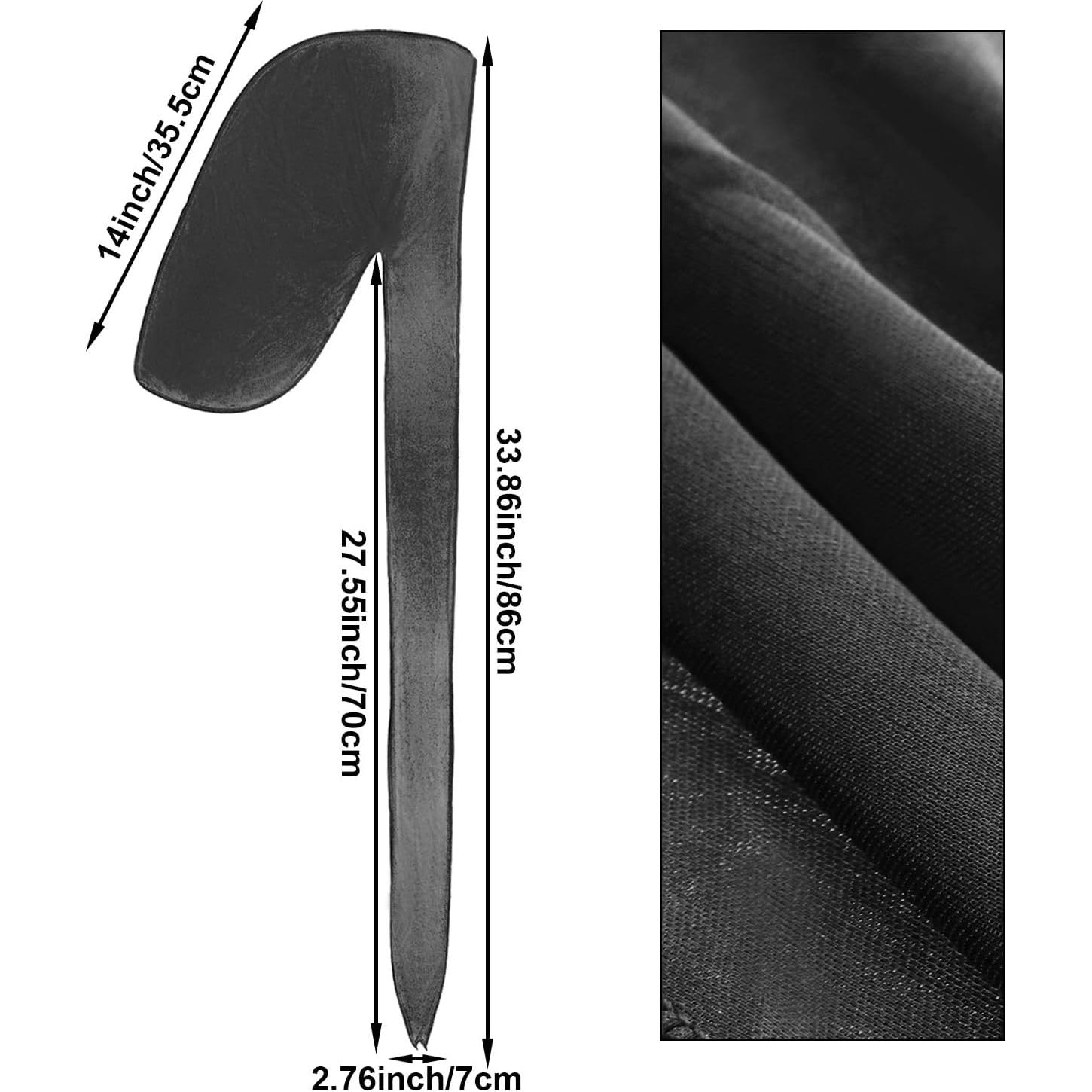 4 Gorras Durag de Satén para Niños Geyoga - Cola Larga y Anchas