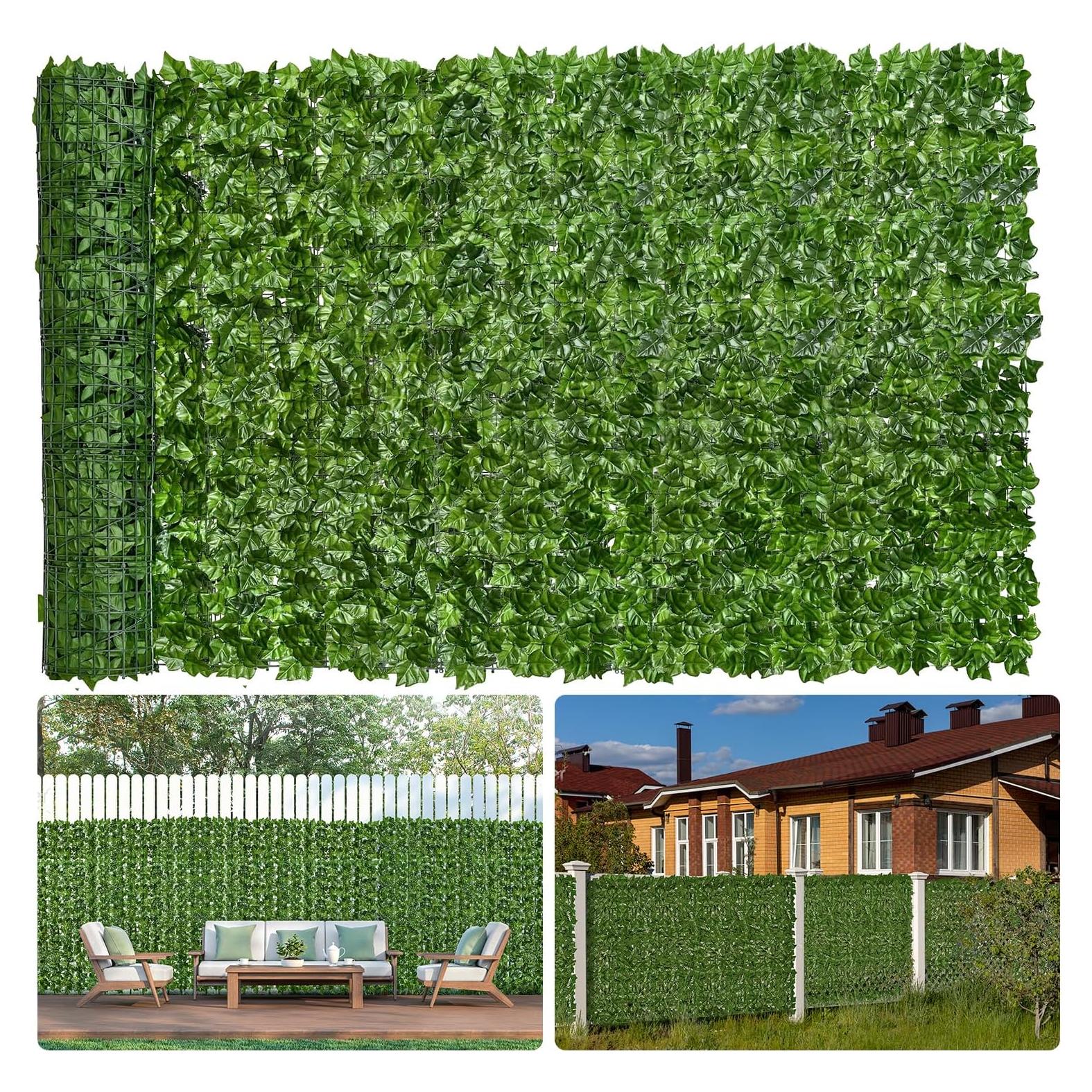 Cerca de Privacidad Hiedra Artificial Moeput 8PCS 50x50 cm