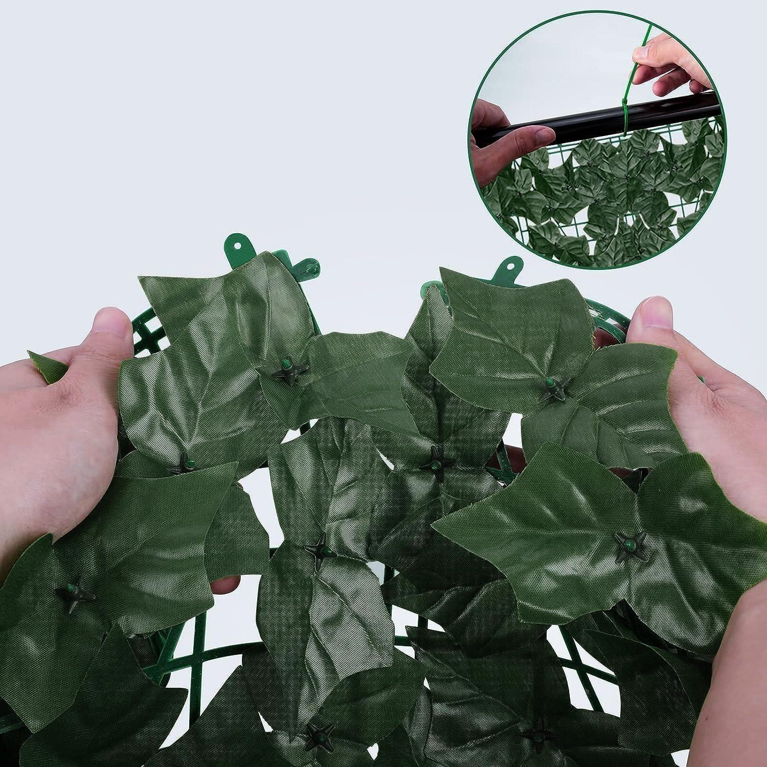 Cerca de Privacidad Hiedra Artificial Moeput 8PCS 50x50 cm