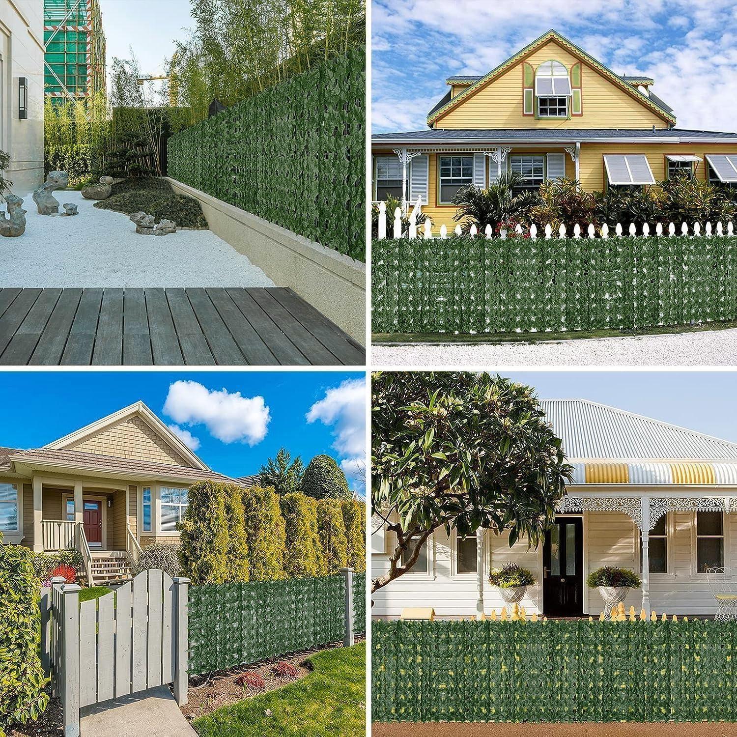 Cerca de Privacidad Hiedra Artificial Moeput 8PCS 50x50 cm