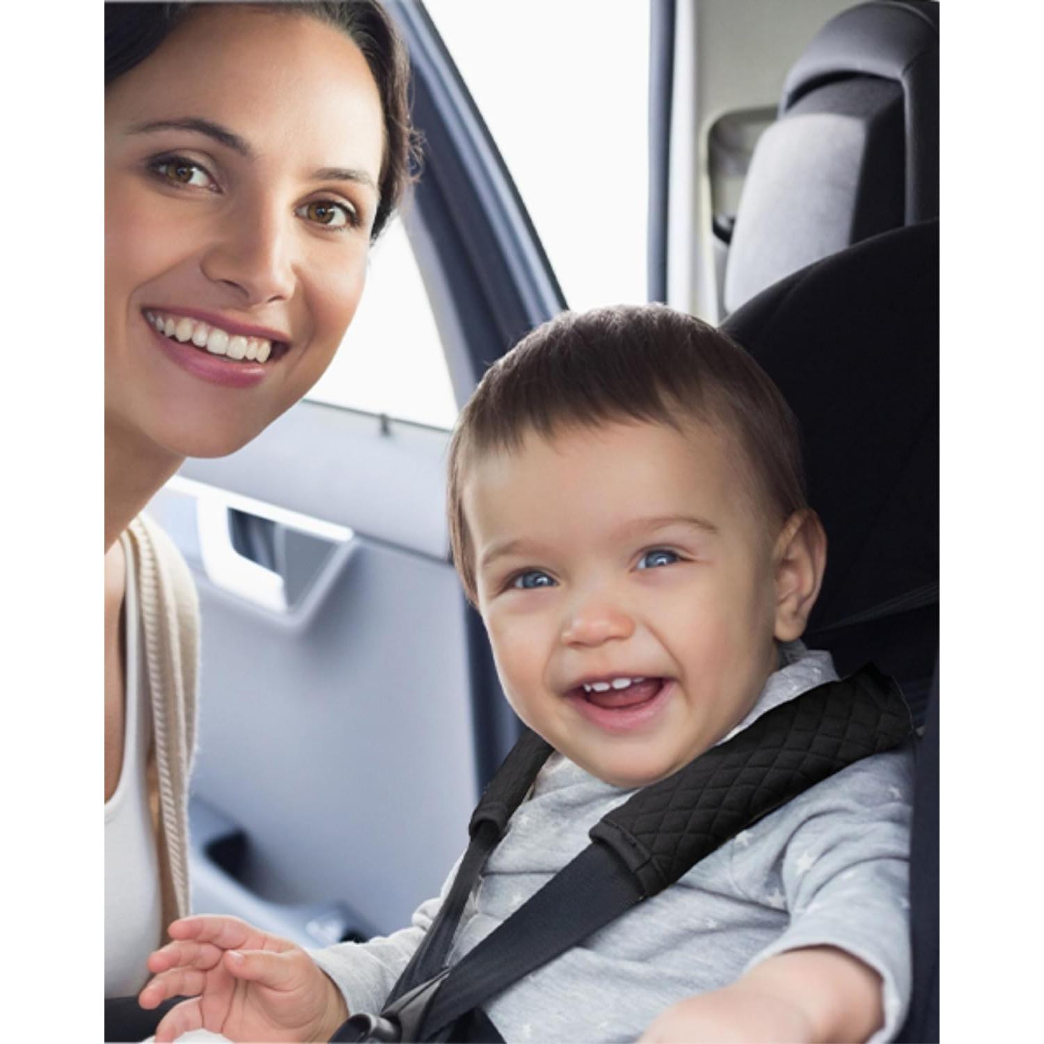 Almohadillas de Cinturón de Seguridad para Bebés y Niños - Negro