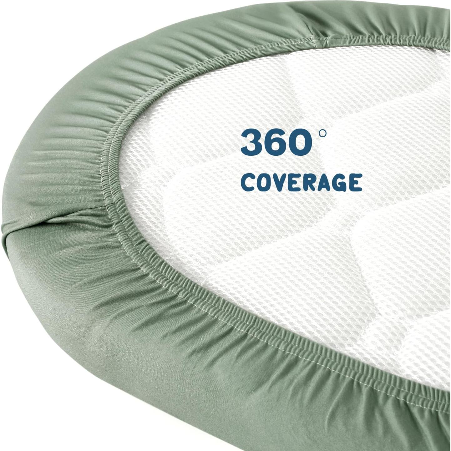 Juego de Sábanas Ajustadas GRSSDER para Cuna 2 Piezas Autos