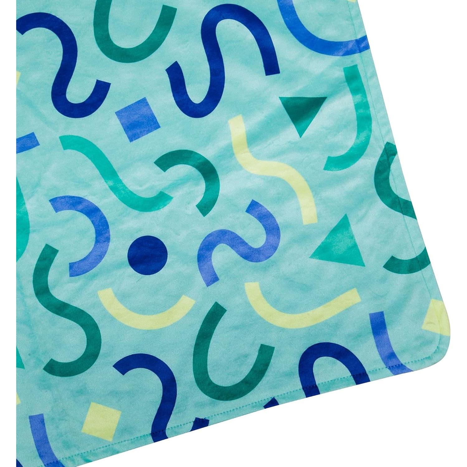Manta de Bebé Wildkin Terciopelo Confetti Azul 100x71cm