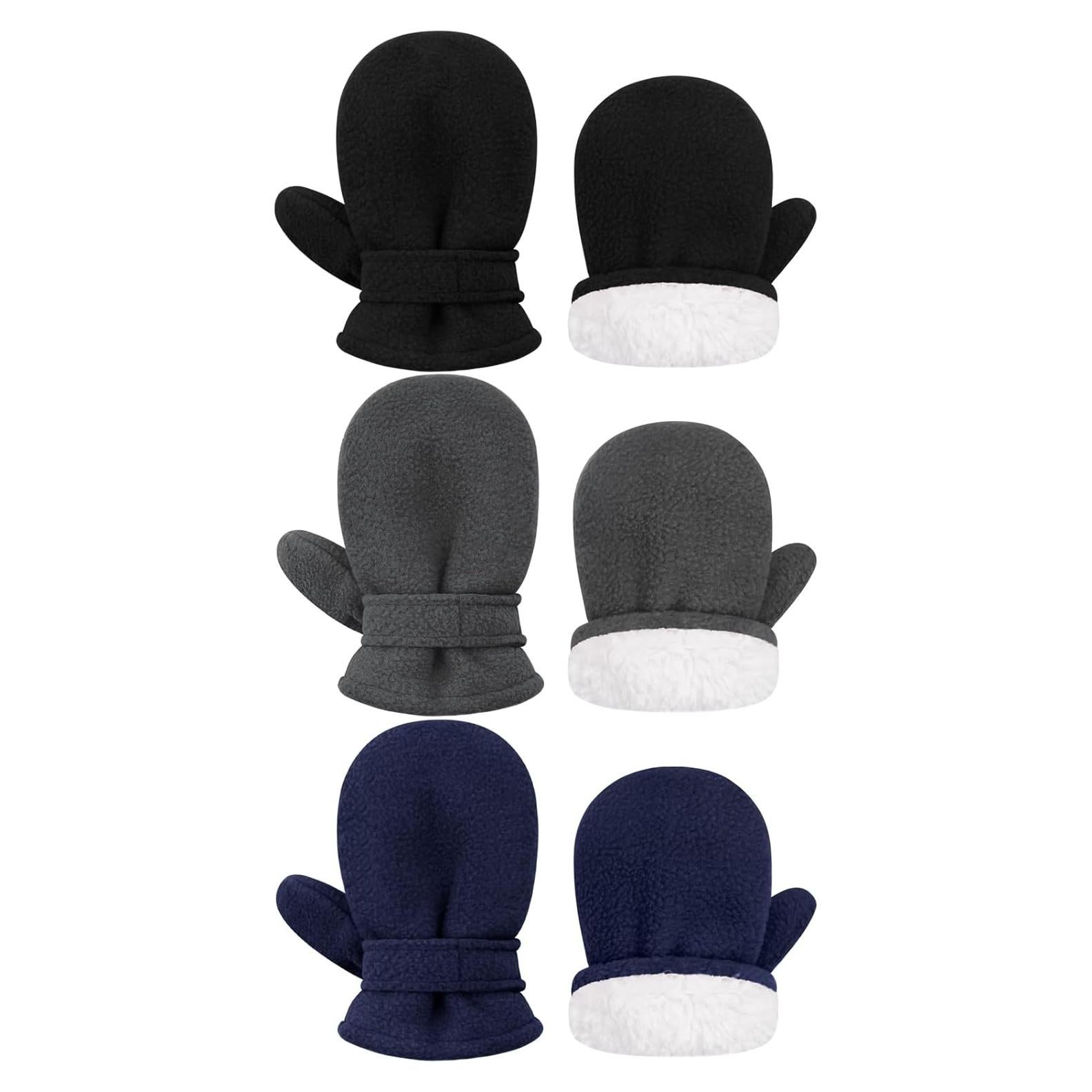 Mitones de Invierno para Bebés Sarfel - 3 Pares Térmicos