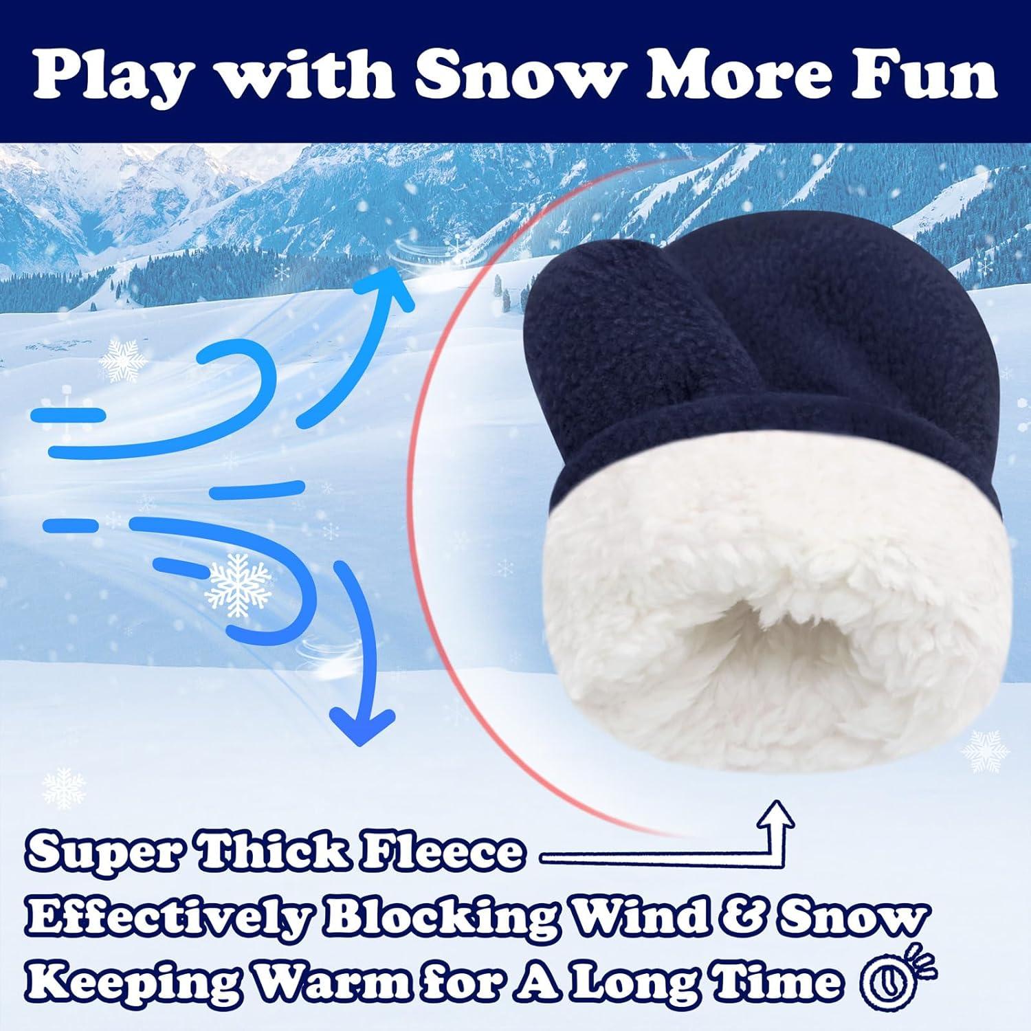 Mitones de Invierno para Bebés Sarfel - 3 Pares Térmicos