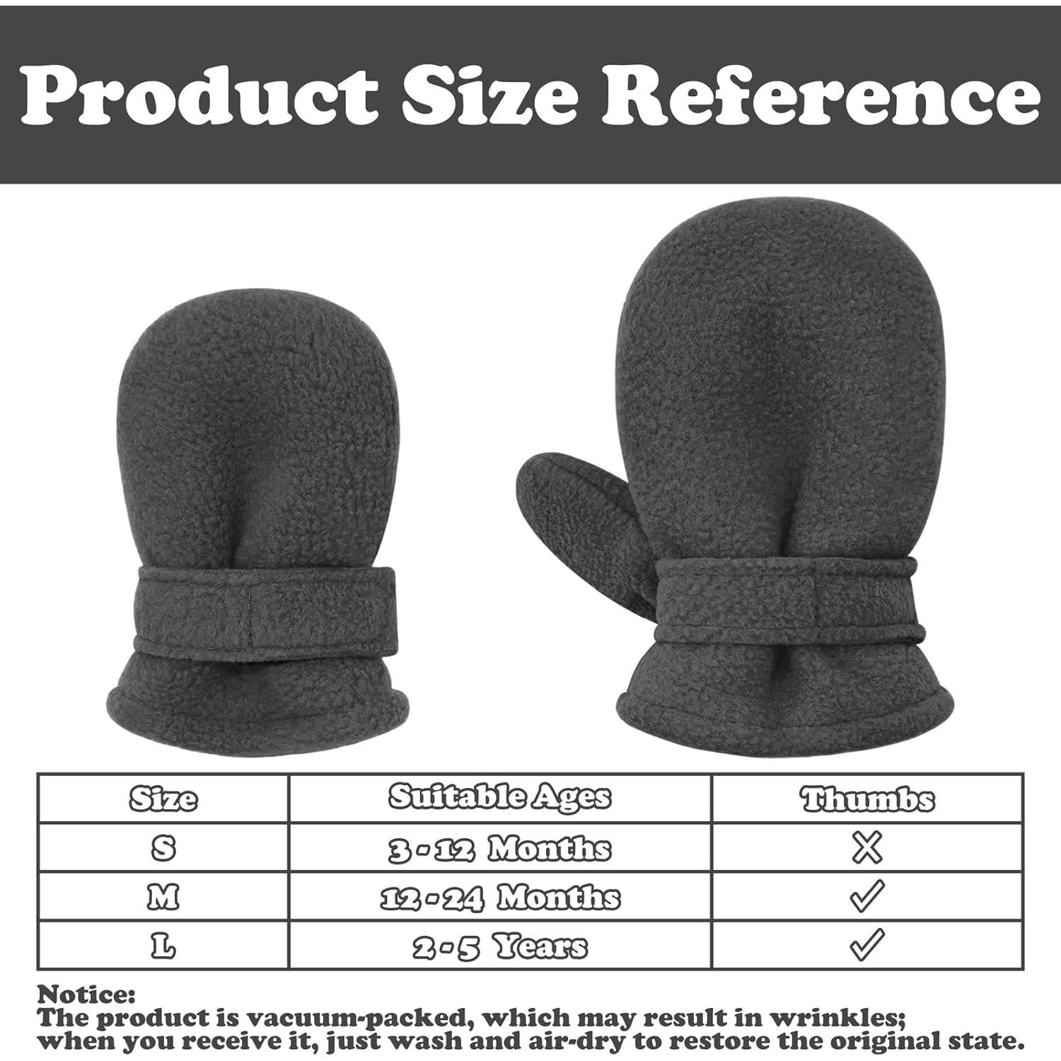 Mitones de Invierno para Bebés Sarfel - 3 Pares Térmicos