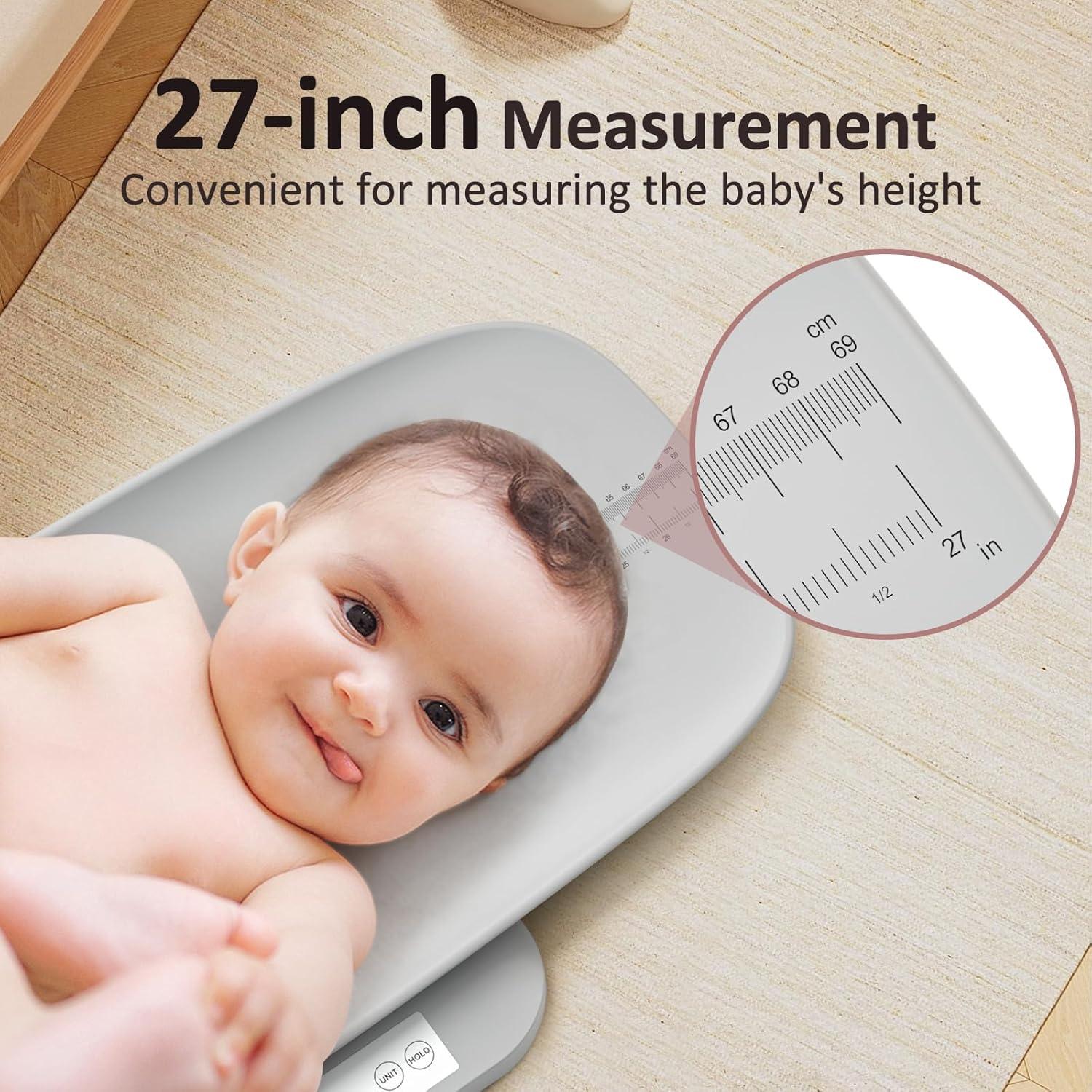 Báscula Digital Multifuncional Grownsy para Bebés y Mascotas 150 kg