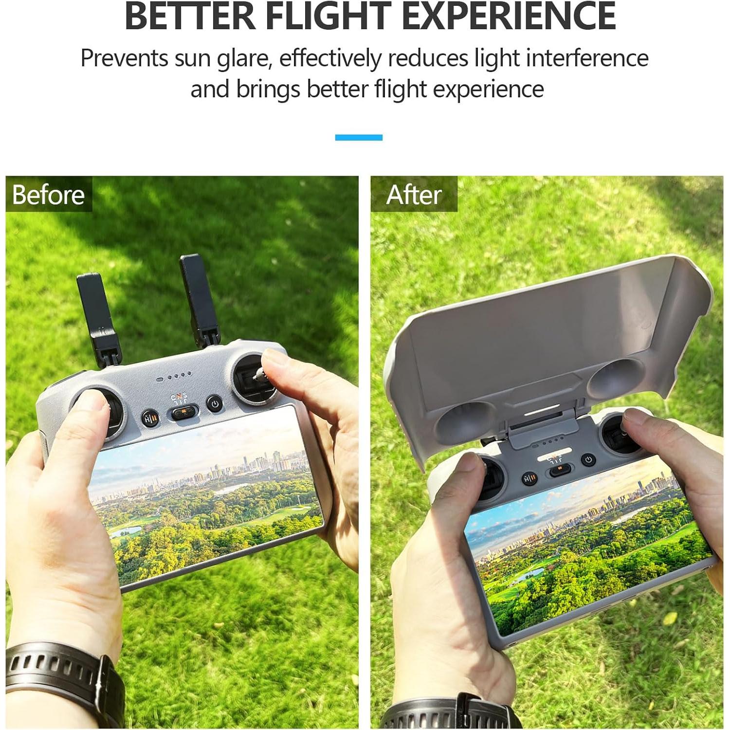 Cubierta Solar 2 en 1 FPVtosky para Controlador RC2 DJI Mini 4 Pro