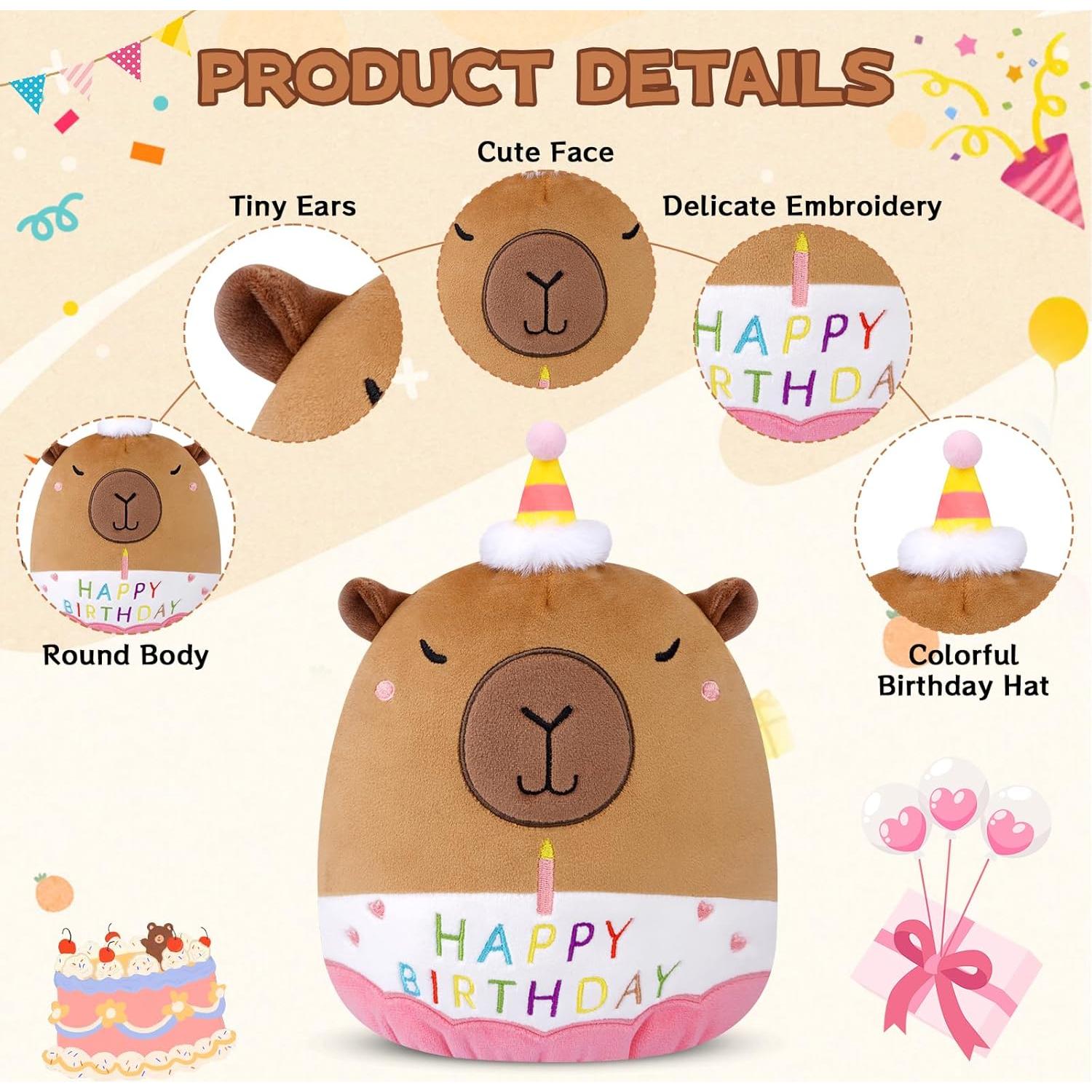 Peluche Capibara Marrón 20cm Prewplam - Regalo Cumpleaños