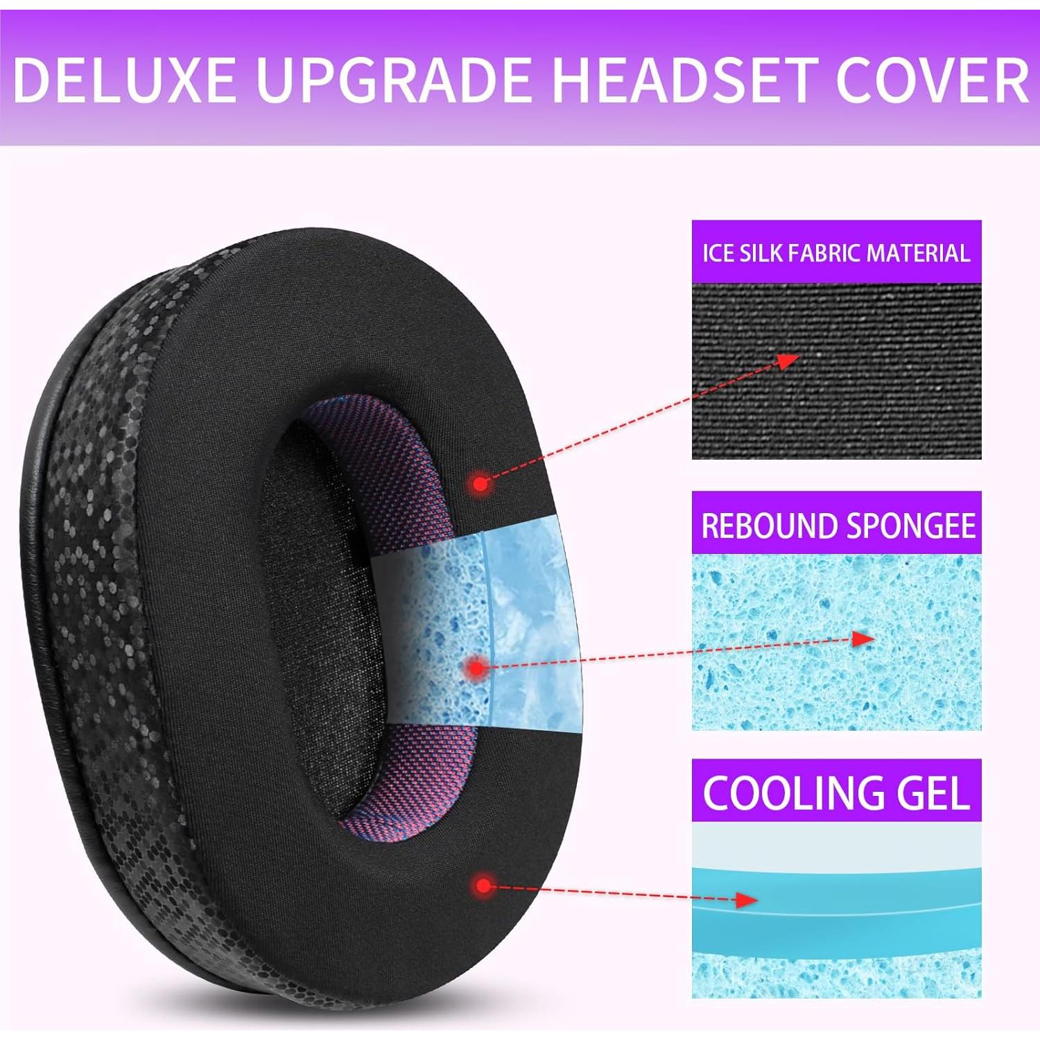 Almohadillas de Gel Mágico Jomwag para Razer Kraken V2 SE