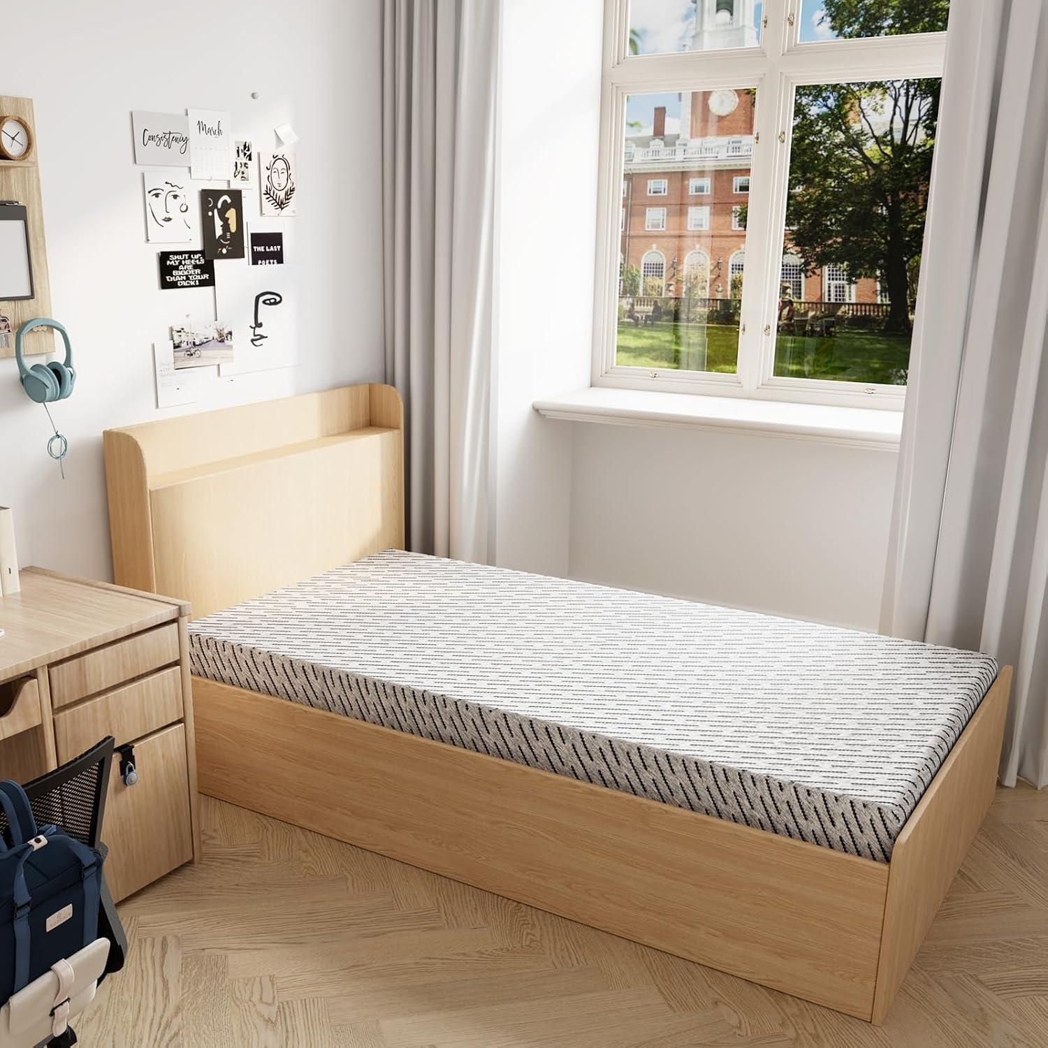 Cubierta de Colchón Individual HOMRELEXA 5 cm Espuma Viscoelástica