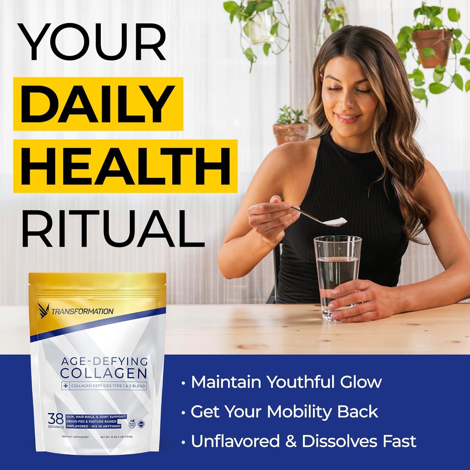 Polvo de Péptidos de Colágeno Hidrolizado Transformación 454g