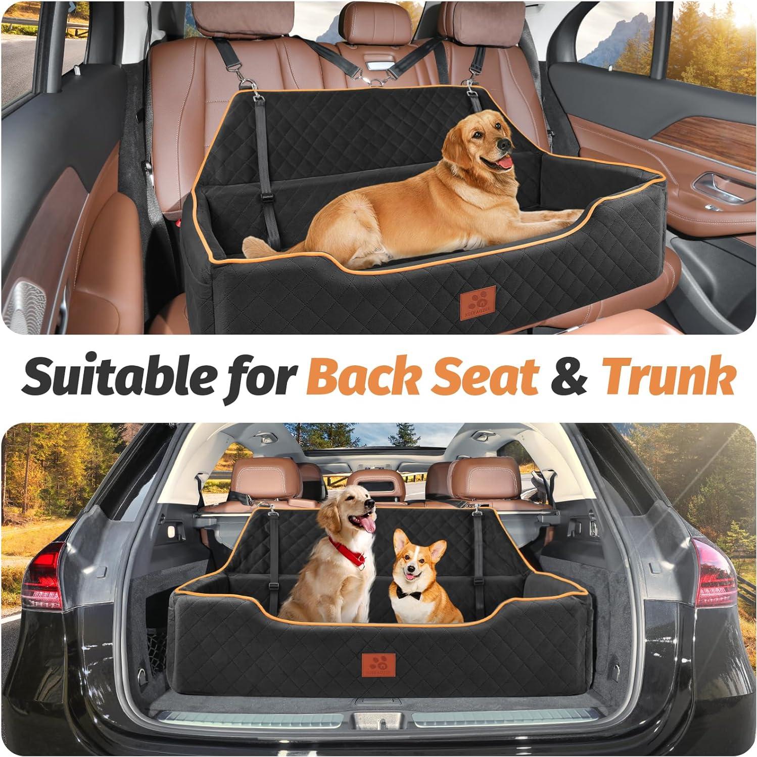 Asiento de Coche para Perros Grandes XIEEAOZEE XL 110.5x50.8cm