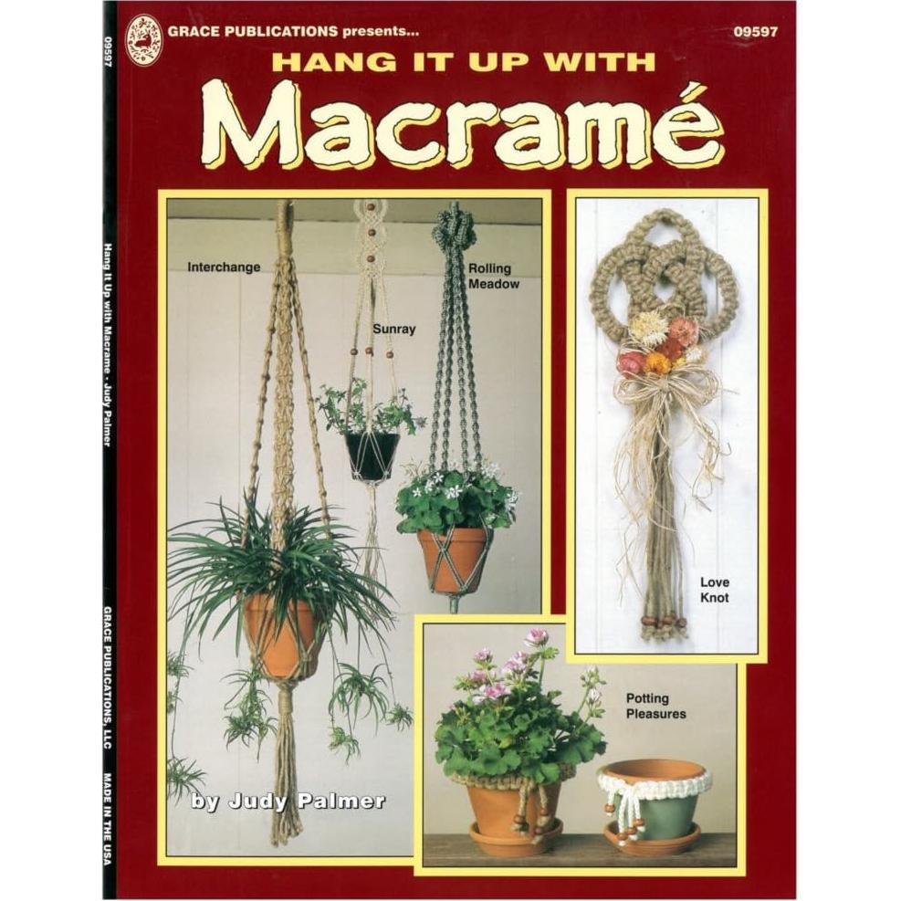 Libros de Manualidades DIY Macramé Craft County - 2 Paquete