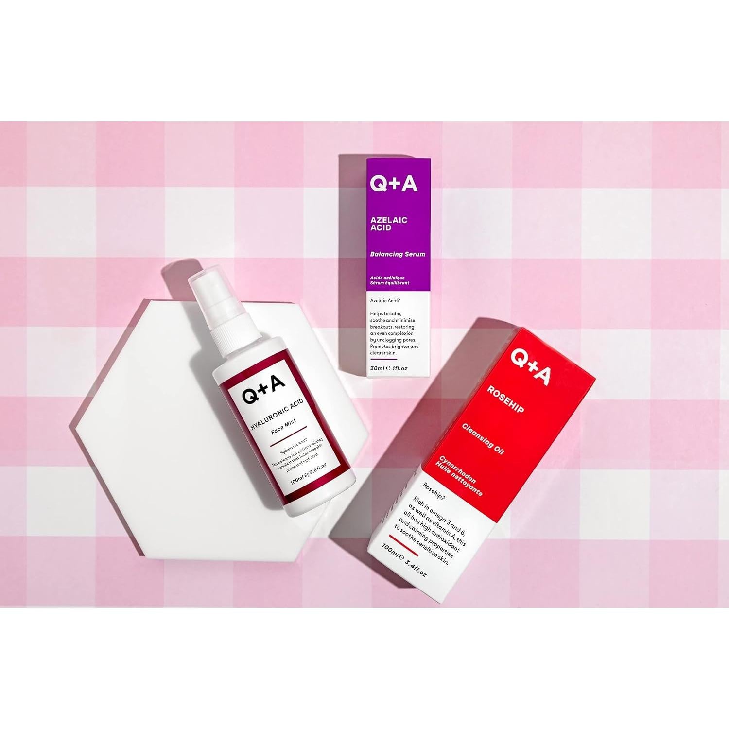 Suero Facial Equilibrante Q+A Ácido Azelaico 30ml con Zinc PCA