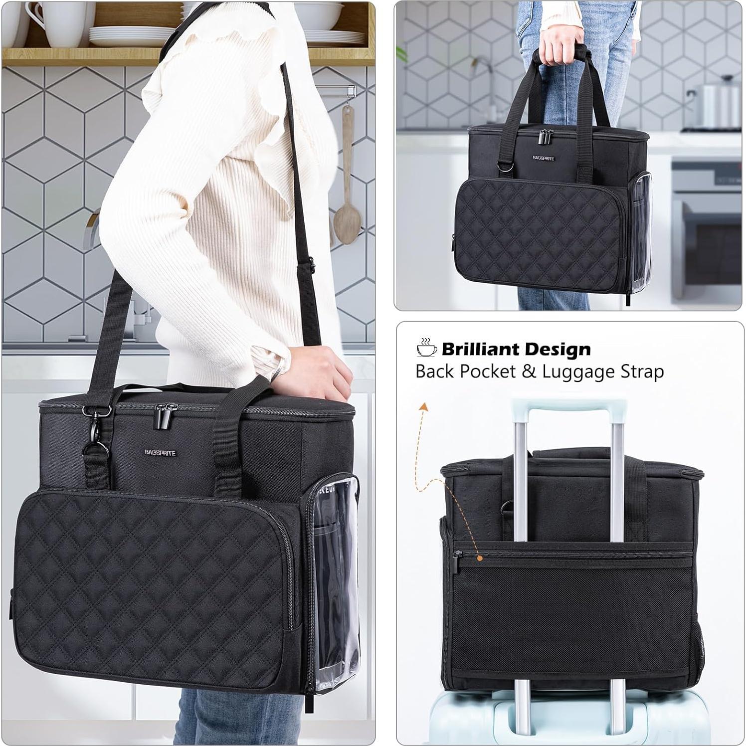 Bolsa de Viaje BAGSPRITE para Cafetera Keurig K-Slim Negra