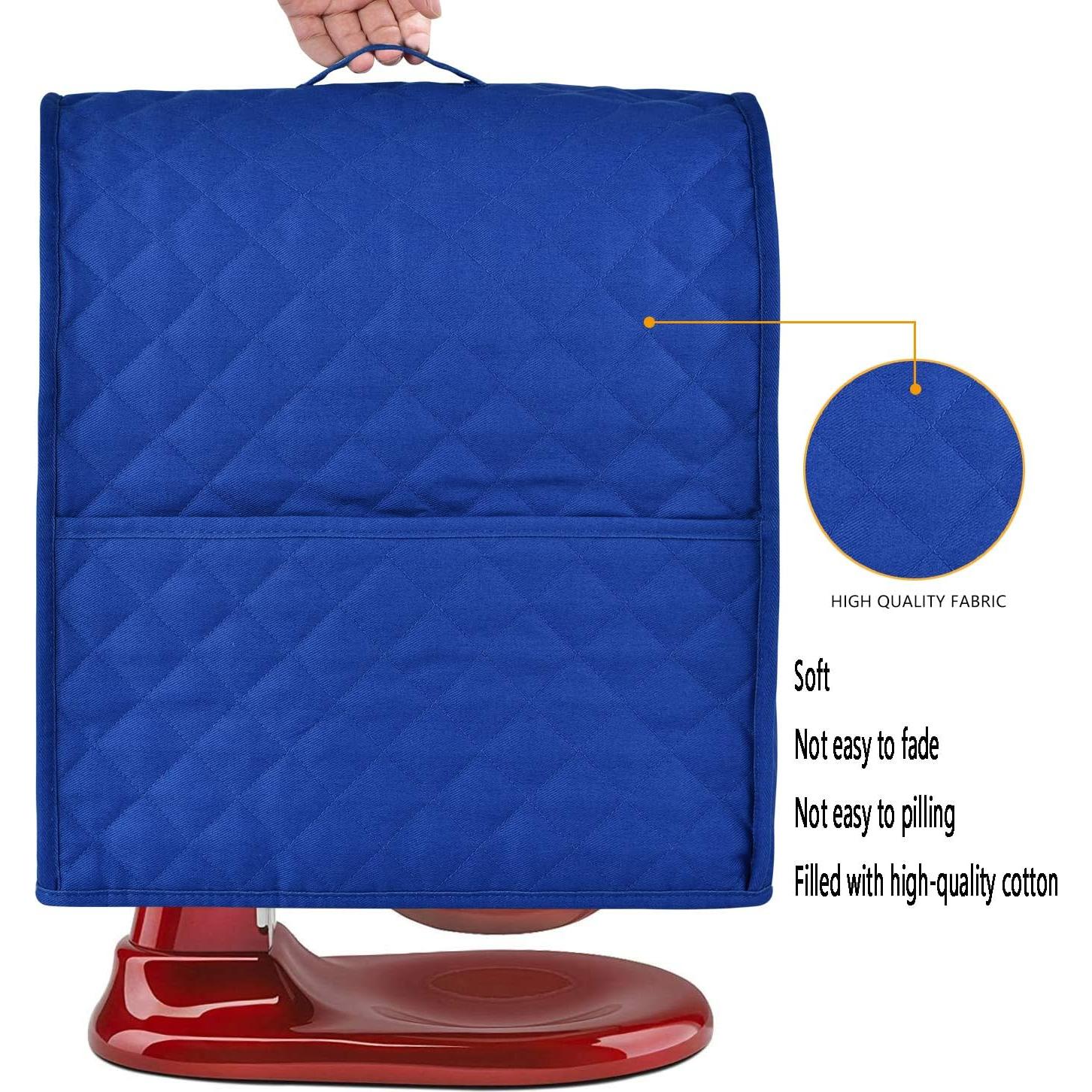 Cubierta para Batidora de Pie Kitchenaid Algodón Azul 4.5-5 Qt