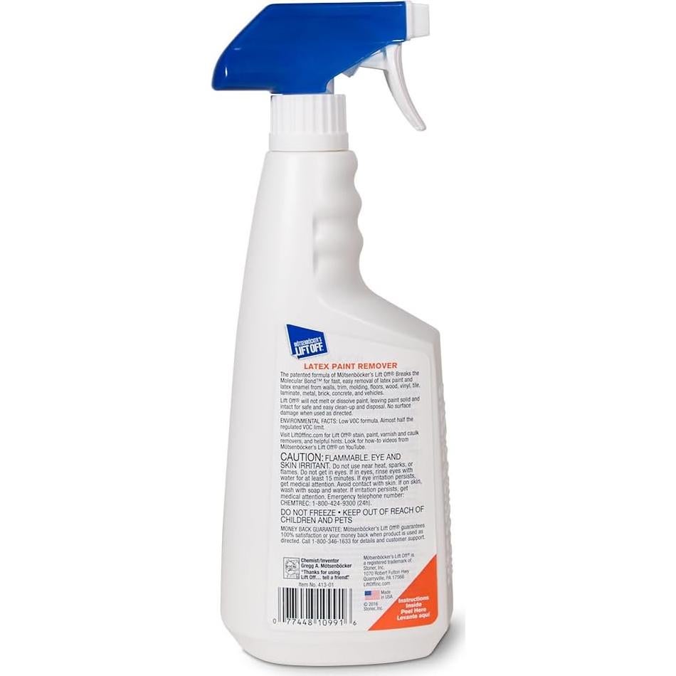 Removedor de Pintura de Láttex Motsenbocker 650 ml Biodegradable